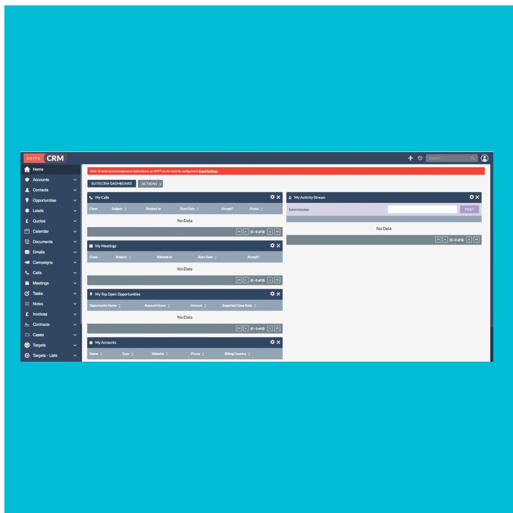 Salesforce theme for SuiteCRM 8